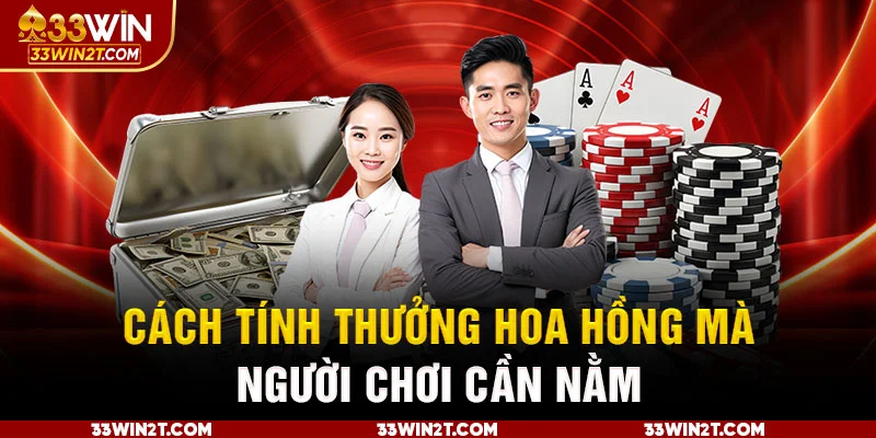 Cách tính thưởng hoa hồng mà người chơi cần nắm