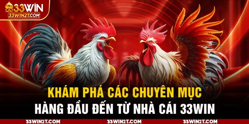 Khám phá các chuyên mục hàng đầu đến từ nhà cái 33WIN